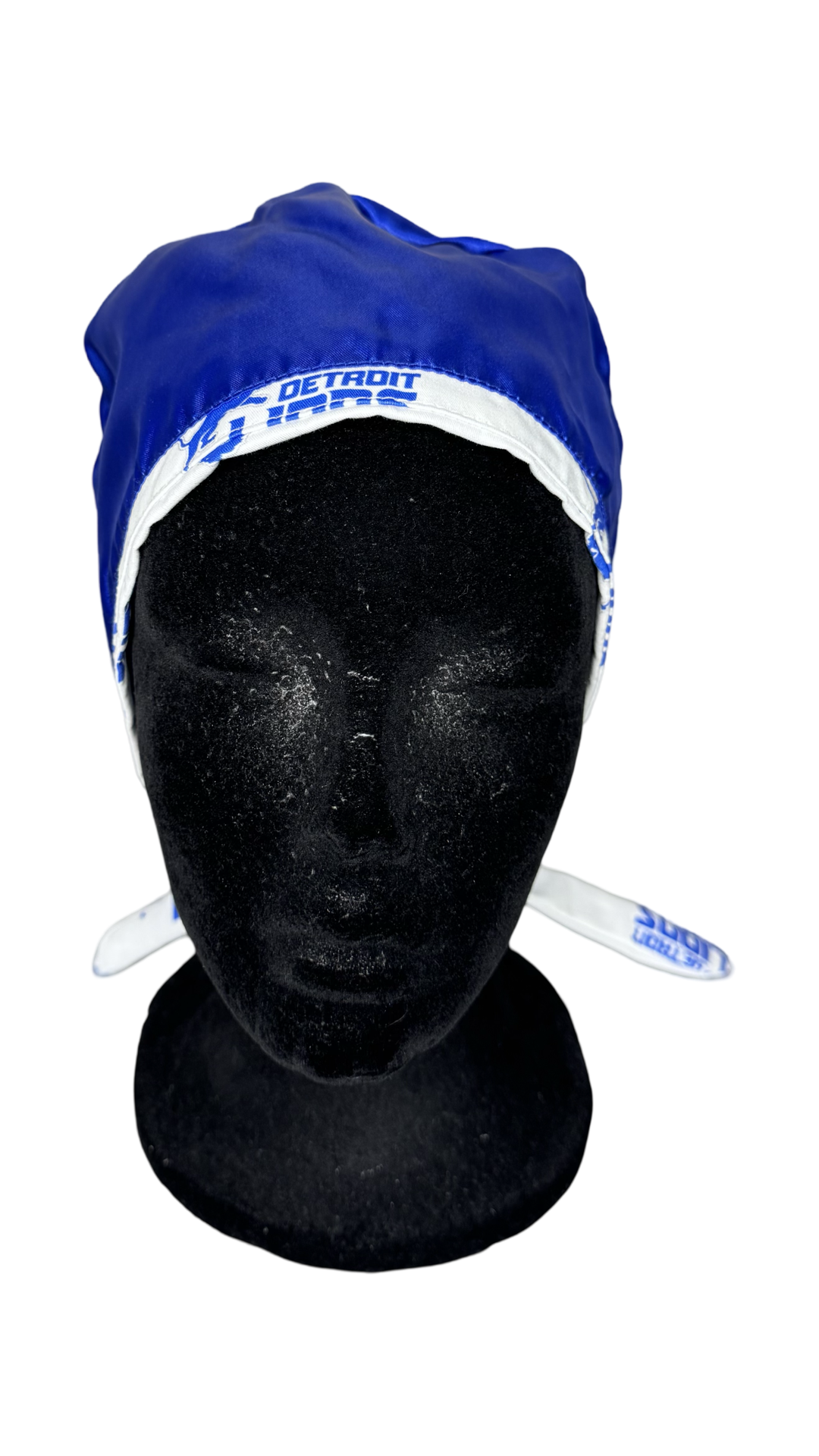 Detroit Lions Satin Lined Scrub Cap- White