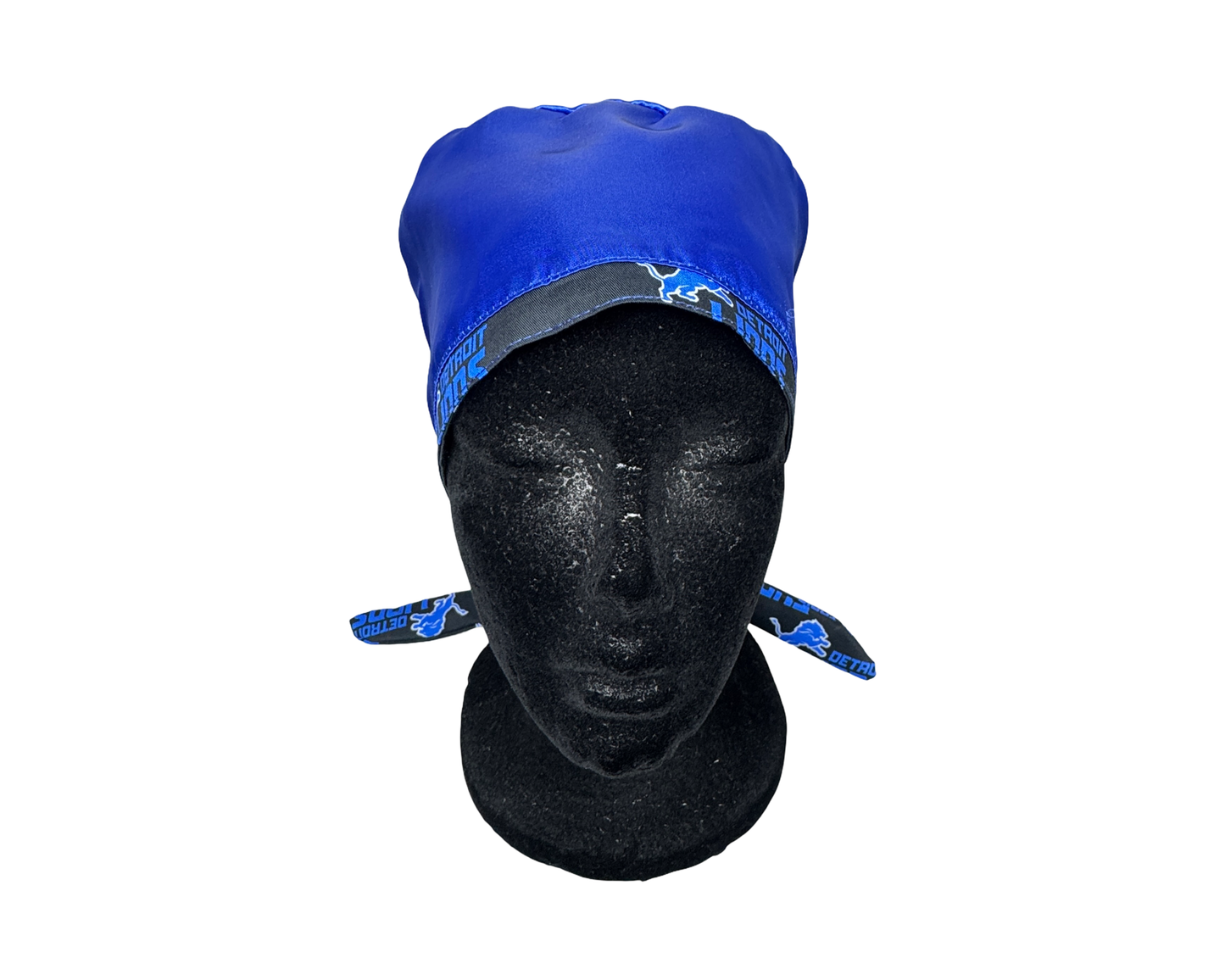 Detroit Lions Satin Lined Scrub Cap- Black