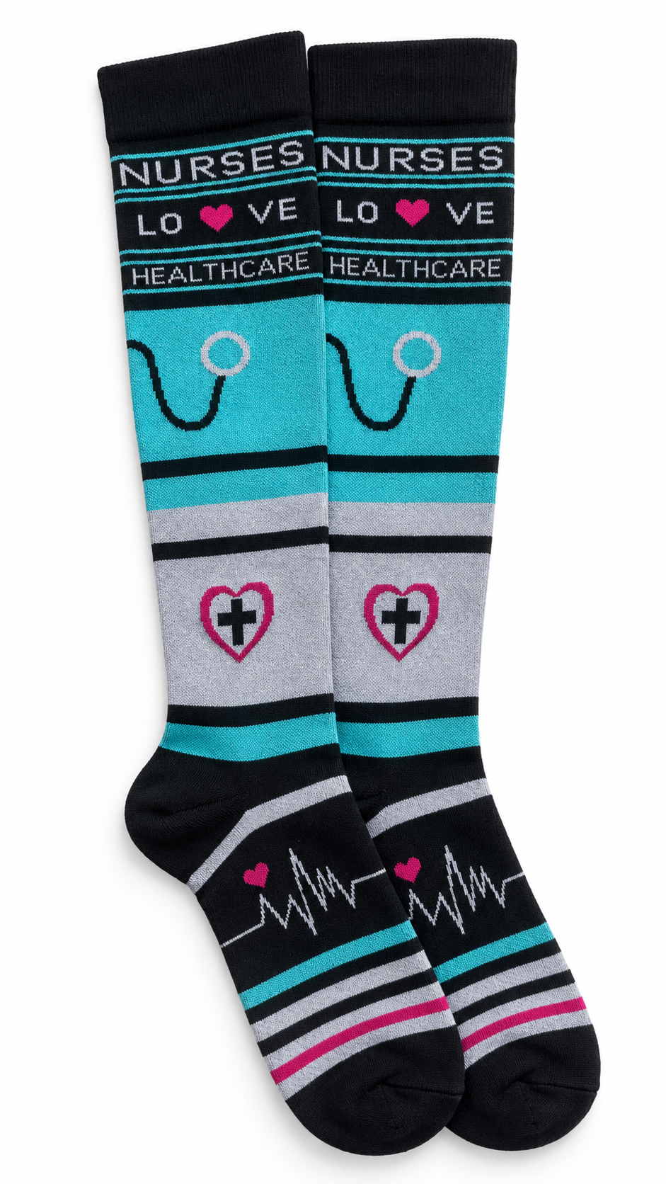 Nurses Love Healthcare Compression Socks