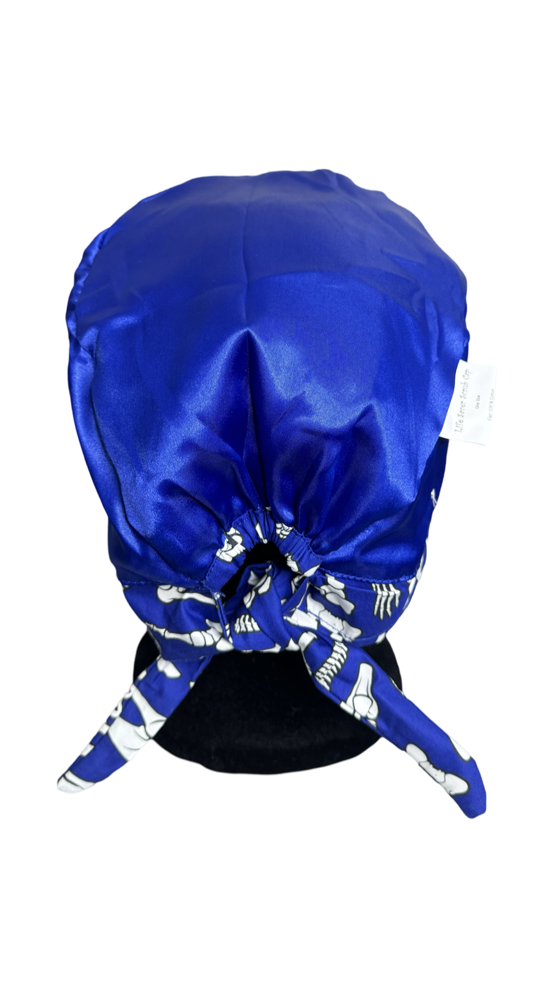 Unisex Satin Lined Scrub Cap- Bones