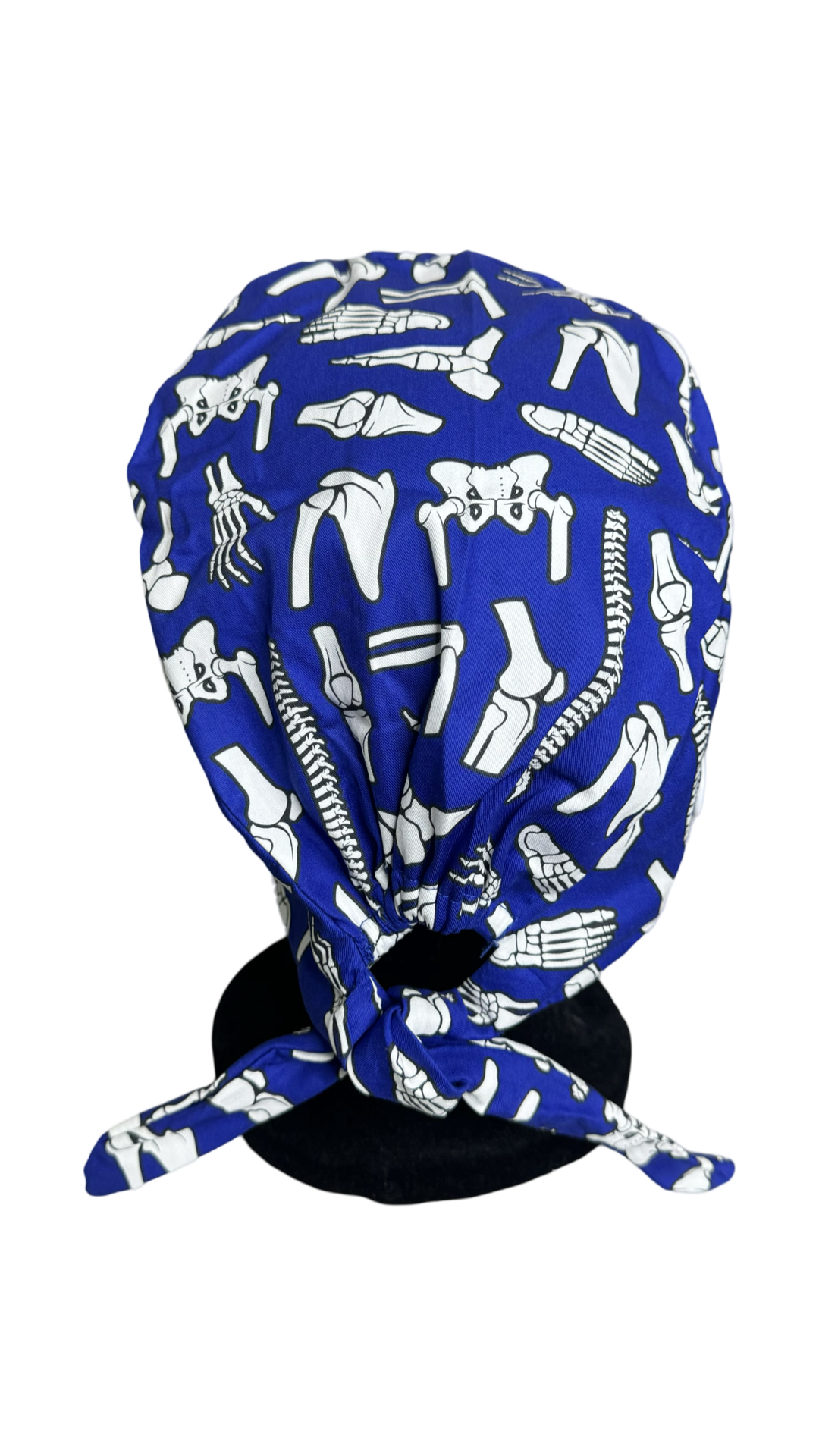 Unisex Satin Lined Scrub Cap- Bones