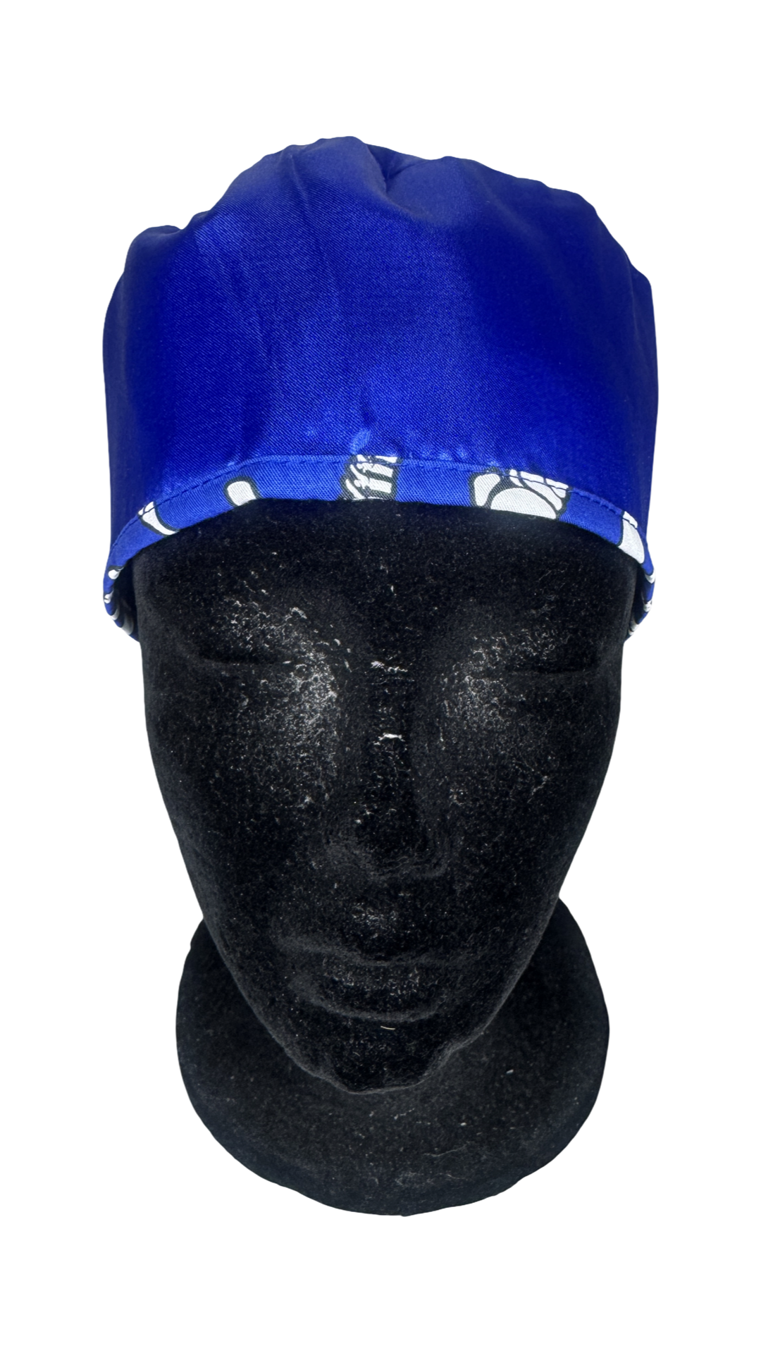 Men's Satin Lined Tie Back Scrub Cap- Bones