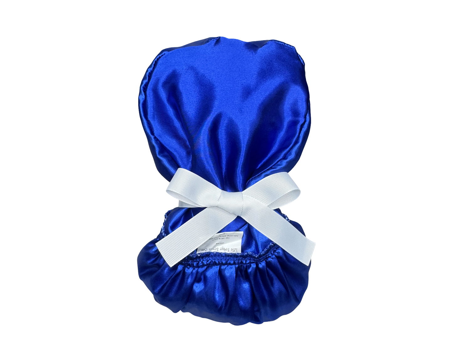 Detroit Lions Satin Lined Ponytail Scrub Cap- Blue