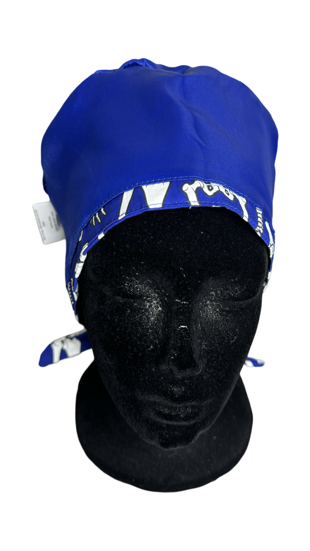 Unisex Satin Lined Scrub Cap- Bones