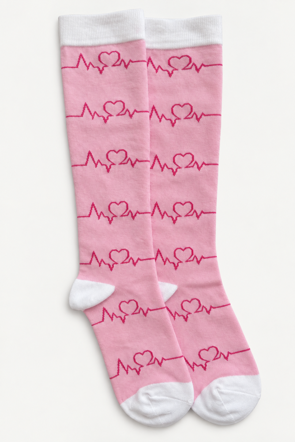 Pink Pulse Compression Socks