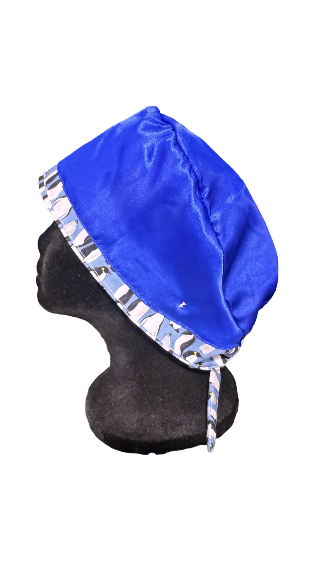 Satin Lined Scrub Cap- Penguin