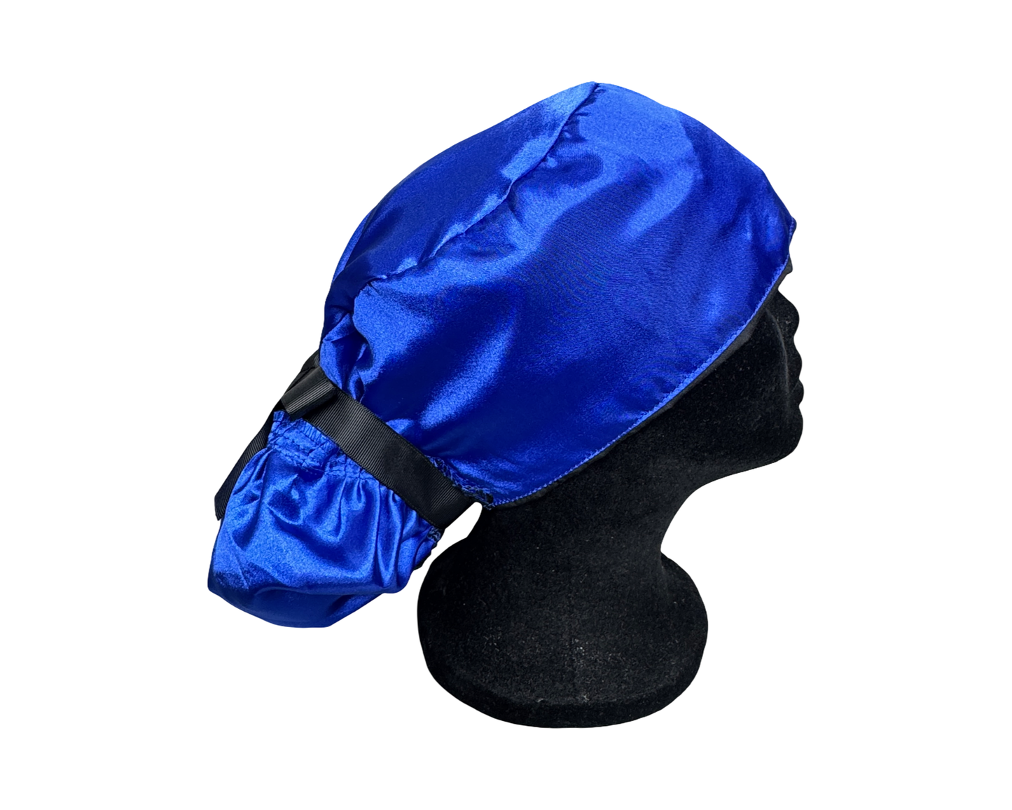 Detroit Lions Ponytail Satin Lined Scrub Cap- Embroidered Ponytail Cap