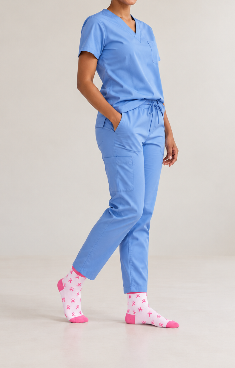Pink Pulse Compression Socks