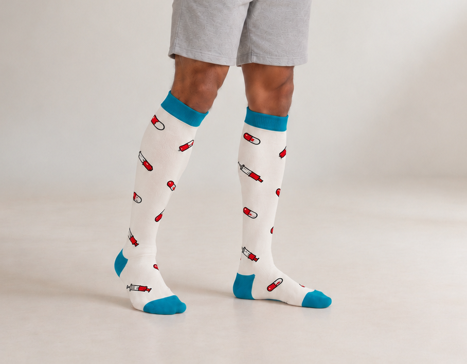 Meds & Needles Compression Socks